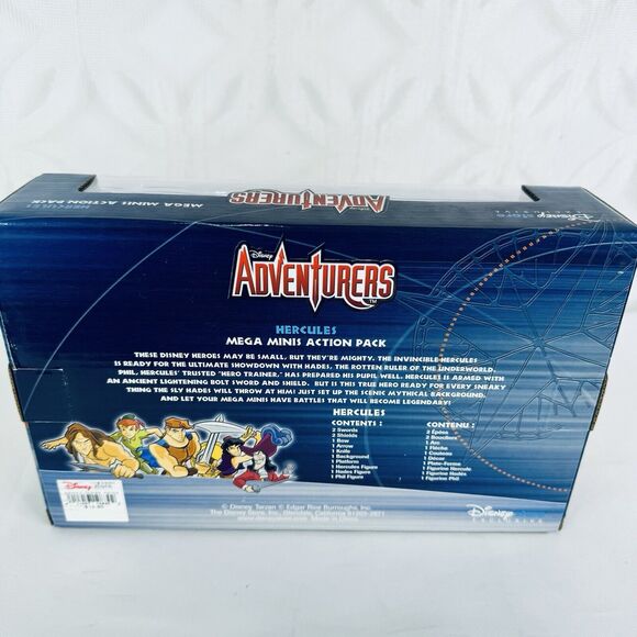 Disney Adventurers Hercules Mega Minis Action Pack 12 Piece Set Store Hades Phil - Picture 5 of 9